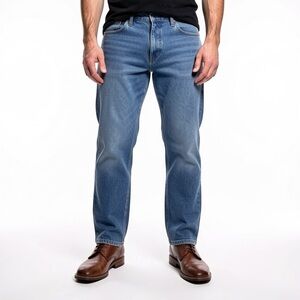 WIND RIVER LINED DENIM JEANS MEN'S SIZE 36x30 BLUE WITH FLEECE LINING